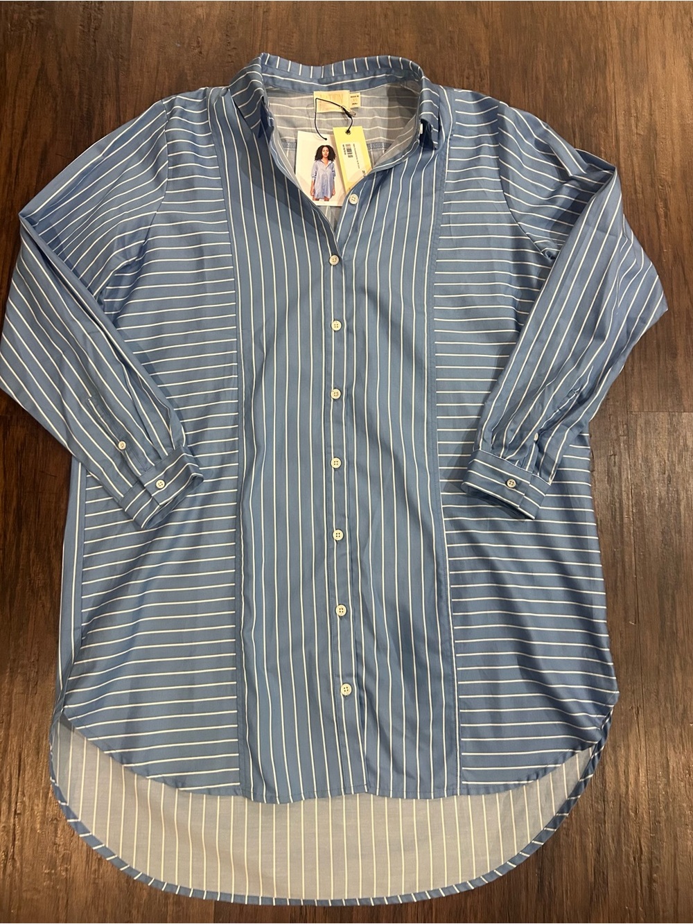 NATION LTD.Marni Oversized Button Up Dress. NWT! Sz: XS. Runs Large!